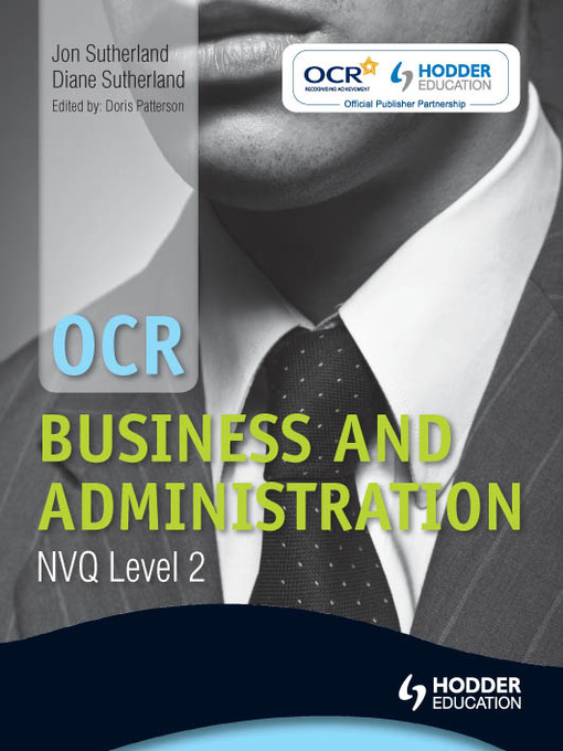 Title details for OCR Business and Administration NVQ Level 2 by Jon Sutherland - Available